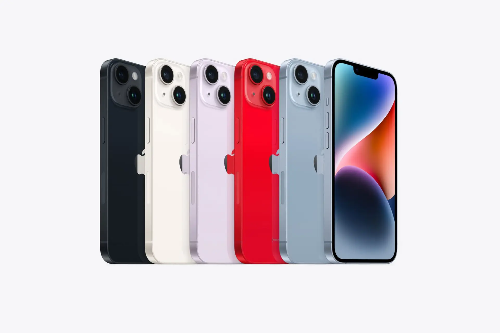 موبایل اپل مدل آیفون چهارده با حافظه ۲۵۶ گیگبایت آکبند شرکتی ۱۸ ماه گارانتی | دو سیم کارت | رم ۴ گیگابایت | Iphone ۱۴ ۲۵۶ GB