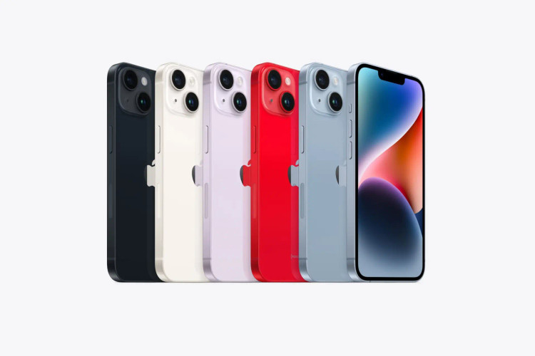 موبایل اپل مدل آیفون چهارده با حافظه ۲۵۶ گیگبایت آکبند شرکتی ۱۸ ماه گارانتی | دو سیم کارت | رم ۴ گیگابایت | Iphone ۱۴ ۲۵۶ GB